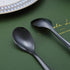 Black Demitasse Espresso Spoons, 5.5'' Mini Coffee Spoons, Set of 6, Stainless Steel, Dishwasher Safe...