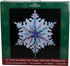 Kurt Adler 20-Light 10-Inch Clear Snowflake Treetop with Color-Changing RGB LED Bulbs...