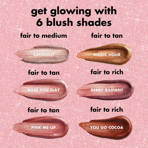 e.l.f. Halo Glow Blush Beauty Wand, Liquid Blush Wand For Radiant, Flushed Cheeks, Infused With Squalane, Vegan & Cruelty-free, Rosé You Slay...