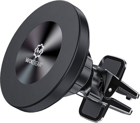 WixGear Magnetic Phone Car Mount, Universal Air Vent Magnetic Phone Car Mount Phone Holder, Compatible with iPhone 12 and with All Cell Phones, iP...