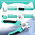 Dogs Self-Cleaning Slicker Brush for Shedding Long & Short Haired Cats, Safe Painless Bristles Removes Loose Undercoat, Tangled For All Size Pet, ...