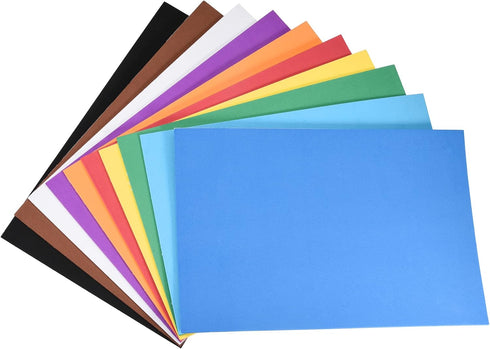 MECCANIXITY Colorful EVA Foam Sheets Self Adhesive 7.8 x 11.8 Inch 1.8mm Thickness for Crafts DIY, 1 Set...