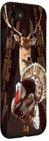 iPhone SE (2020) / 7 / 8 Deer And Turkey Cool Hunt Hobby Hunting Wildlife Hunter Gift Case...