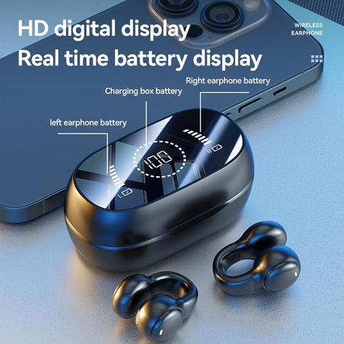2024 Version True Wireless Bluetooth Earbuds with Charging Case Compatible with Apple & Android, Dual Connect, Built-in Microphone, Stereo Sound i...