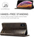iPhone XR Case, SINIANL Leather Wallet Folio Case Book Design Flip Cover with Stand and ID Credit Card Slot Magnetic Closure for iPhone XR 6.1 inc...