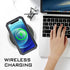 Mitywah Waterproof Case for iPhone 12, Heavy Duty Shockproof Case with Built-in Screen Protector, Full Body Underwater Protective Metal Case 6.1 i...