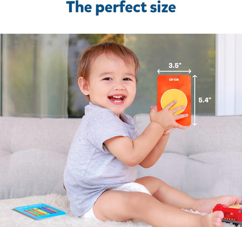 Skillmatics Thick Flash Cards for Toddlers - Letters, Numbers, Shapes & Colors, Montessori Toys & Games, Preschool Learning for Kids 1, 2, 3, 4 Ye...