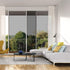 Reflective Window Film Mirror One Way Daytime Privacy Anti UV Static Cling Window Film Removable Decorative Screen Stickers Black & Silver 6 Mil 2...