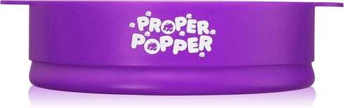 The Original Proper Popper Microwave Popcorn Popper, Silicone Popcorn Maker, Collapsible Bowl BPA Free & Dishwasher Safe - (Purple)...