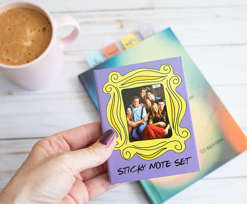 Friends TV Show Sticky Note and Sticky Tab Box Set | Work Memo Notepad Stationery Paper | Home School Supplies For College, Business, Office | Nos...