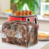 JEOCODY Toaster Bread Maker Cover with Handle - Coffee Theme Print, Wide Slot, Dust Protection...