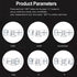 EDUP HOME 3D LED Digital Wall Clock/Desk Alarm Clock with Remote Control for Kitchen Bedroom Office, 9.7" LED Night Light Decor Clock Adjust Brigh...