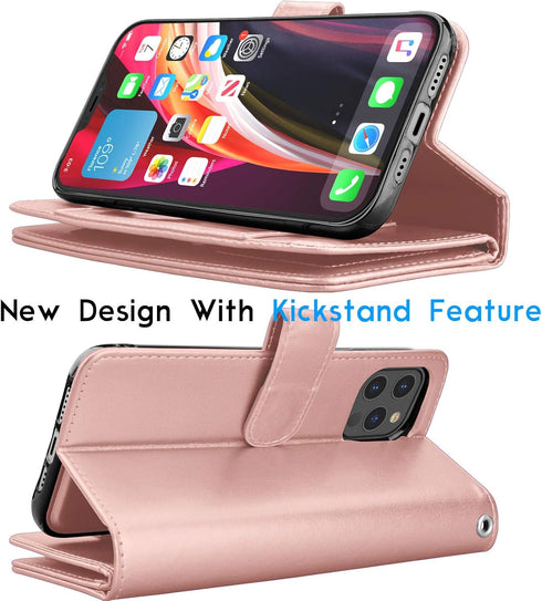 Tekcoo Wallet Case for iPhone 12 Mini / iPhone12 Mini (5.4 inch) 2020 Luxury ID Cash Credit Card Slots Holder Carrying Pouch Folio Flip PU Leather...