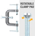 Olympia Tools 3-Way Edging Clamp, 38-192,Black...