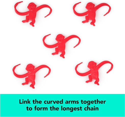 Barrel of Monkeys Retro Linking Family Game | Preschool Games | Classic Games | Games for Family Game Night, for Ages 3+...