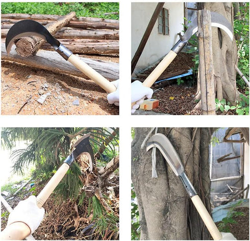3 Pack 12'' Sledge Hammer Wooden Handle Replacement for Axe Grip Steel Grass Sickle Hard Wood Shovel Hoes Outdoor Hatchet Camp 2 to 4 lb. Hammers ...
