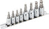 Powerbuilt 642402 SAE Wobble Ball Hex Bit Set, 8-Piece, Silver...