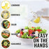 New Acrylic Manual Lemon Slice Squeezer, Portable Transparent Fruit Juicer, Elegance Bird Shape, Hand Juicer for Orange Lemon Lime Pomegranate (4P...