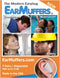 Ear Muffers The Modern Earplug, Just Peel and Stick for Swimmers, Concerts, Sleeping, etc...