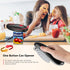 One-Touch Electric Can Opener Easy Open Any Can Sizes with Smooth Edge, Hands Free Battery Operated Electric Can Openers for Kitchen, Kitchen Gadg...