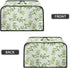 Crock Pot Cover Dust Protection Slow Cooker Cover for Kitchen Countertop, Green Leaf Appliance Cover with Top Handle and Accessories Pocket...