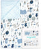 Baby Blankets for Unisex Boys Girls - Super Soft Arctic Forest Nursery Minky Blankets with Muslin Cotton Front and Dotted Fleece Backing, Printed ...