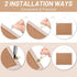 Aodaer Pack of 2 Cork Board Bulletin Board Notice Pin Board Square Pin Board Wall Mounted Cork Board for Office Home and School, 15.7 x 12 Inches,...