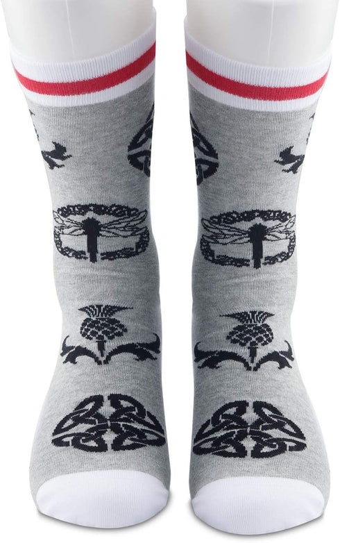 GJTIM 2PAIRS TV show Inspired Novelty Crew Socks Fans Gift Merchandise...