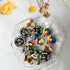 Autism Themed Silicone Focal Beads Rubber Beads Kit Bulk for Beadable Pens Keychain Making DIY Keychain Supplies Focal Pen Beads with 3pcs Pendant...