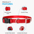 e-Collar Replacement Strap - Shock Collar Replacement Collar, Fence Collar Replacement, Compatible with most Brands (1", Gray)...