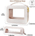 Clear Makeup Bag with Makeup Brush Bag,Double Sided Clear Toiletry Bag for Women,Portable Travel Cosmetic Bag,Makeup Case with Zipper,Leather Make...