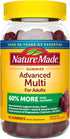 Nature Made Advanced Multivitamin Gummies for Adults with Magnesium Citrate, Calcium & All 8 B Vitamins, Daily Nutritional Support, 90 Gummies, 30...