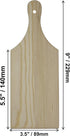 Package of 4 Unfinished Wooden Mini Cutting Boards for Decorating and Crafting...