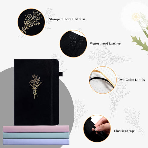 Cute Journal for Women and Girls, Lined Journals for Writing Aesthetic Floral Diary, 192 Pages A5 Hardcover Journaling Notebook with Pen Loop, 5.7...