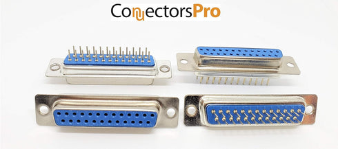 Pc Accessories - Connectors Pro 10-Pack DB25 DIP Straight Pin PCB Mount D-Sub DP25 F Connector, 25 Pins Female 10 Packs for PC Board Mounting...