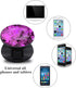 6 Pieces Plastic Disco Crystal Phone Grip Collapsible Crystal Phone Grip Holder Adhesive Foldable Expanding Finger Stand Holder Kickstand Grip for...