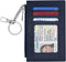 Padike Womens Slim Credit Card Holder Mini Front Pocket Wallet Coin Purse Keychain (Navy blue)…...