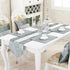 HeMiaor 33x180cm Diamante Strip and Tassels Table Runner with Sequin for Spring Wedding Birthday Baby Shower Romantic Date(Bluish Grey, 13"x72")...