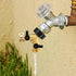 Hourleey Brass Garden Hose End Caps, 2 Pack 3/4" Female End Cap, Garden Hose End Caps with 2 Washers...