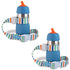 SippyPal Sippy Cup Holder Strap Leash Tether (Beach 2-Pack)...