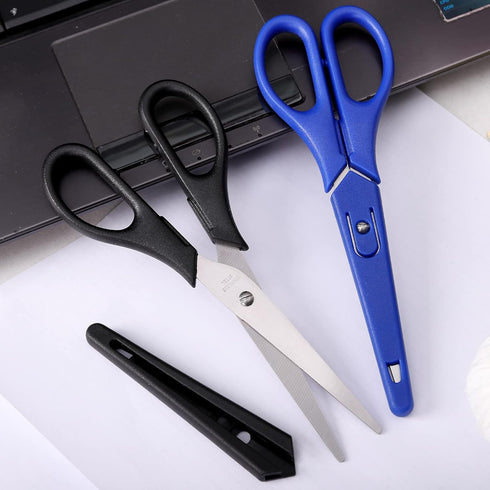 6.5in Multipurpose Scissors, Stainless Steel Sharp Shears for Office Home School Students Household General Use Craft Supplies - 2 Pack...