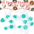 TAINSKY Flower Shape Polymer Clay Cutters set, 12 Shapes Clay Earrings Cutters for Polymer Clay Jewelry, Plastic Clay Earring Cutters for Polymer ...