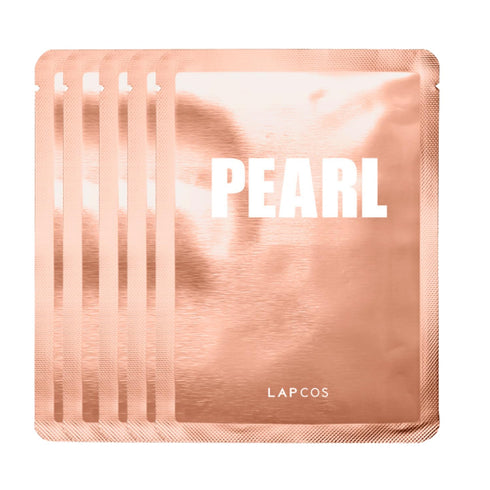 LAPCOS Pearl Sheet Mask, Daily Face Mask with Probiotics to Clarify Skin, Korean Beauty Favorite, 5-Pack...
