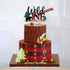 Lumberjack Wild One Cake Topper, Buffalo Plaid Camping Wild Bear 1st Birthday Cake Decor,Buffalo Woodland Lumberjack 1st Theme Baby Birthday Party...