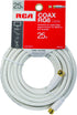 RCA VH625WHR RG6 Coaxial Cable (25ft; White)...