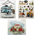 Cellulose Sponge Dish Towels - Mixed Set of 3 (One of Each Design) Mixed Camping Swedish Dish Cloths...
