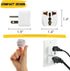 Bates- Universal Adapter, 4 Pack, Travel Adapter, UK to US Plug Adapter, Universal Plug Adapter Plug, Universal Travel Adapter, European to Americ...
