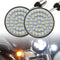 Eectra glide Led turn signal Motorcycle Lights 2" 50mm Bullet Style LED Turn Signals Pannel For Motor bike Sportster Softail Touring 1157 base fro...