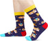 HAPPYPOP Funny Cat Gifts Cat Mom Gifts for Women, Novelty Cat Socks Crazy Silly Fun Socks Gifts for Her...