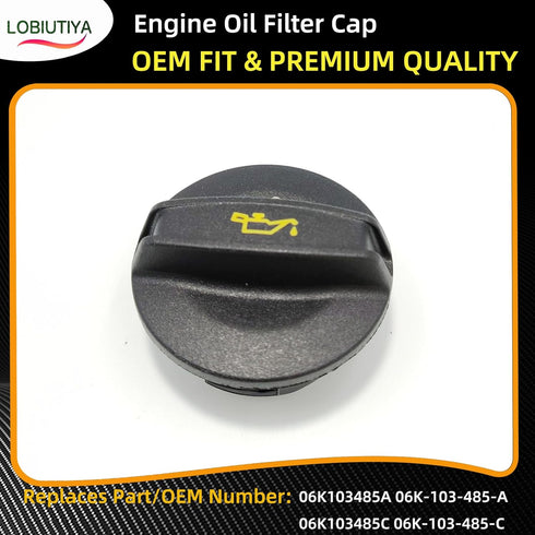 06K103485C Engine Oil Fill Cap Fits For 2012-2017 VW Volkswagen Beetle CC Passat Tiguan,...